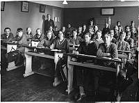 B54119_Katedralskolen, klasseværelse, elever, 1933.tif