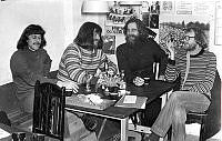 B25219_Lille Gråbrødrestræde-Roskilde Bogcafé, Mandebevægelsen, 1981, Fot. Erik Lindstrøm.tif